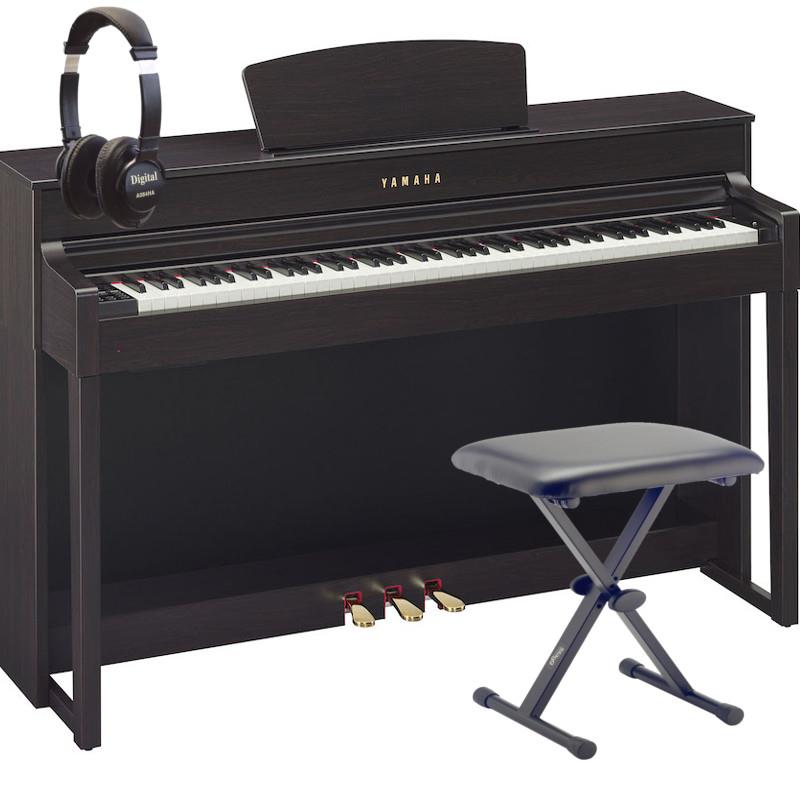 Yamaha Clavinova CLP535 (Dark Rosewood) Digital Grand Piano Bundle