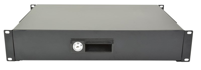 Adastra 19in Lockable Rack Drawer Unit, 2U