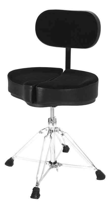 Ahead Spinal G Saddle Black Top with 4 Leg Base and Backrest
