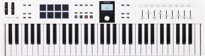 Arturia KeyLab Essential 3 61 Controller Keyboard, White