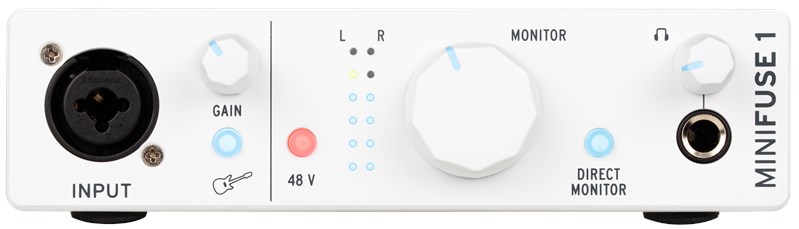Arturia MiniFuse 1 USB Audio Interface, White