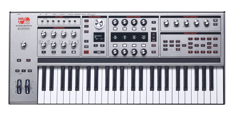 ASM Hydrasynth Polyphonic Keyboard Synthesiser, Silver Edition Synthesizer