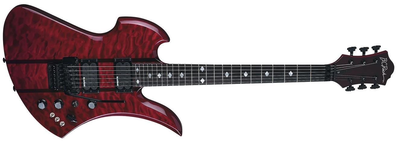 bc rich mockingbird red