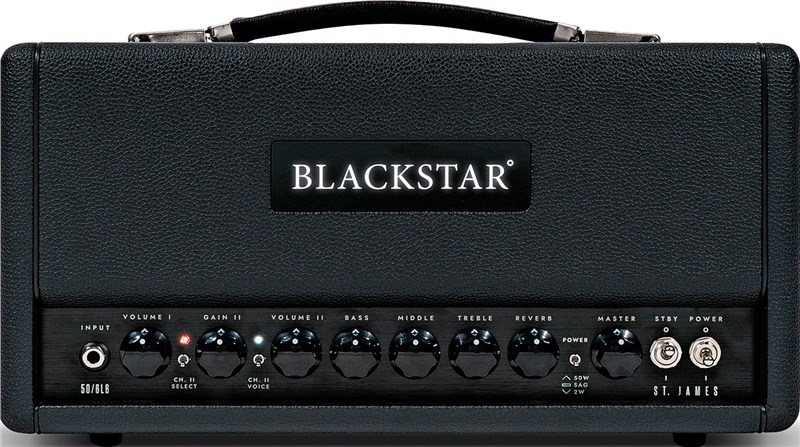 Blackstar St. James 50 6L6H 50w Ultra Lightweight Valve Head, Ex-Display