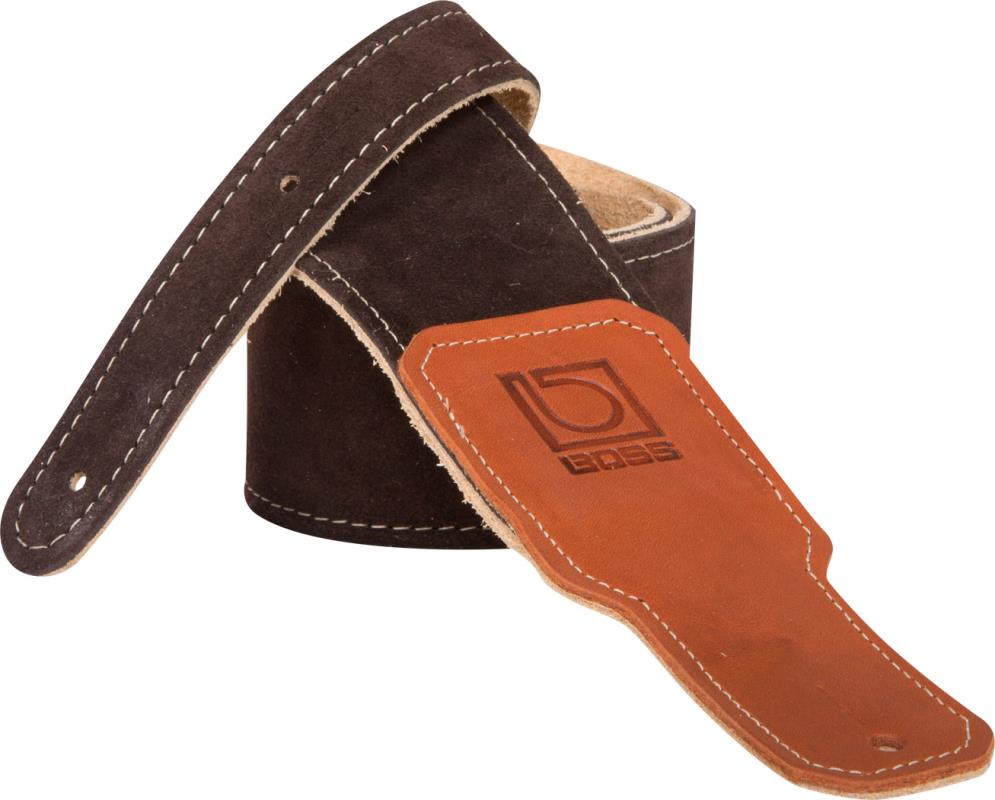Boss BSS-25 Suede Strap, 2.5in, Brown