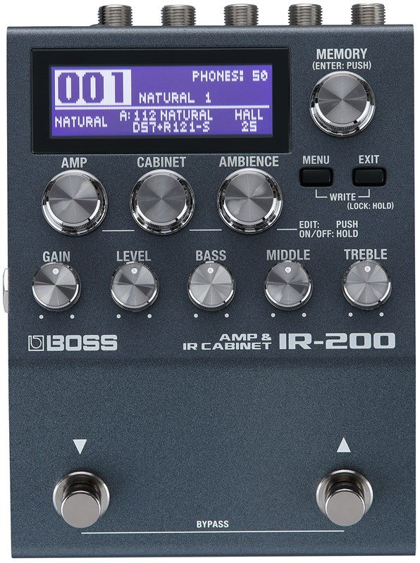 Boss IR-200 Amp & IR Cabinet Pedal Effects Pedal