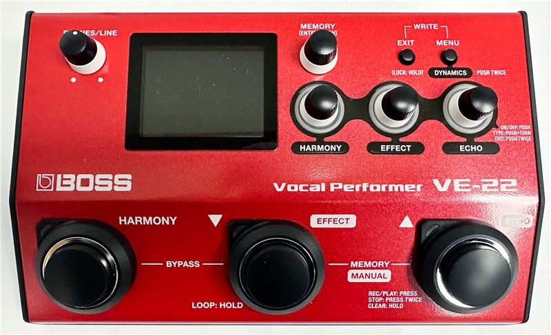 Boss VE-22 Vocal Performer Pedal, Second-Hand