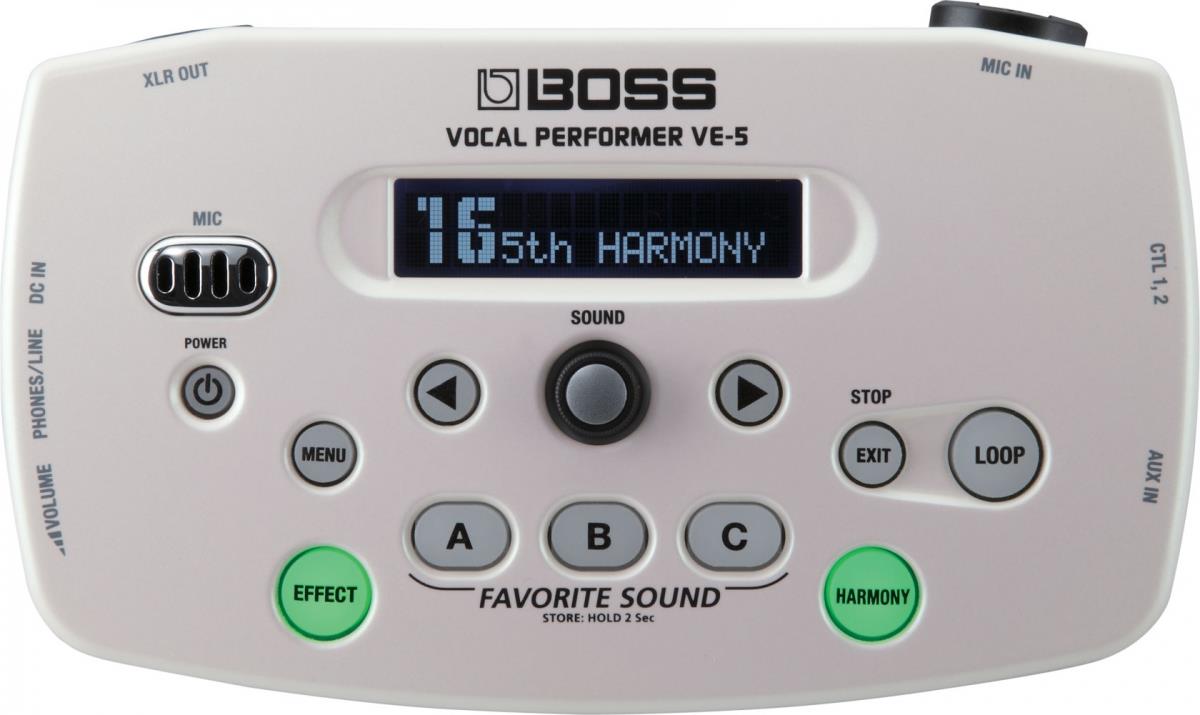 Boss VE-5 Vocal Performer, White