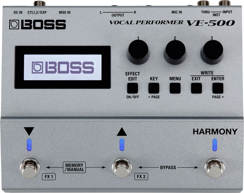 Boss VE-500 Vocal Performer Pedal