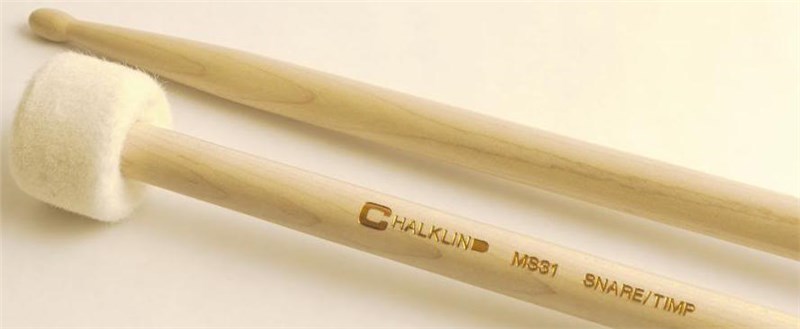 Chalklin MS31 Symphonic Mallets, Snare,Timp, Medium
