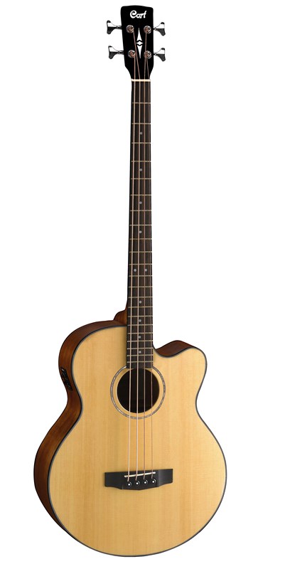 Cort AB850F Acoustic Bass with Bag, Natural