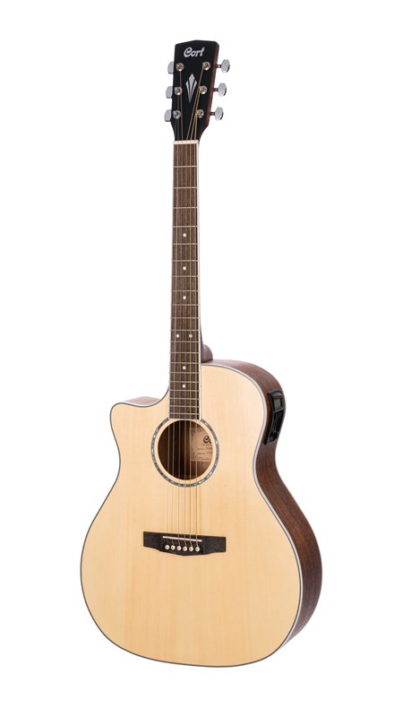 Cort GA-MEDX Grand Auditorium Electro Acoustic, Open Pore, Left Handed