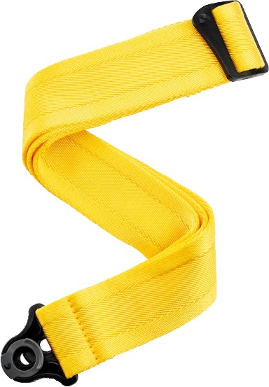 D'Addario 50BAL07 Auto Lock Strap, Mellow Yellow