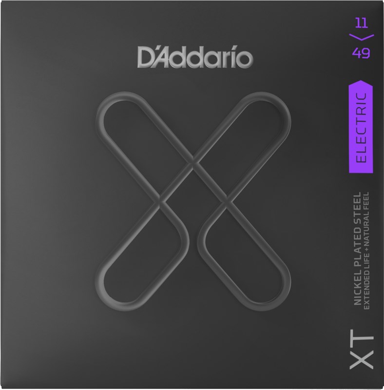 D'Addario XTE1149 XT Nickel Plated Steel Electric, Medium, 11-49 Electric Guitar String