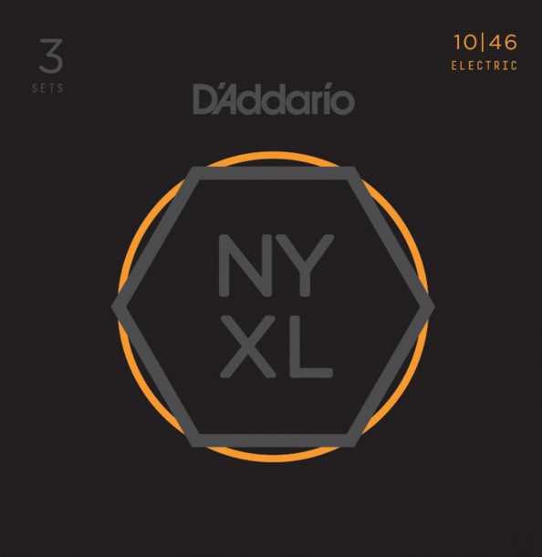 D Addario NYXL1046 3P Nickel Wound Electric Regular GAK