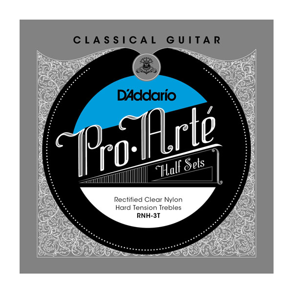 D'Addario RNM-3T Pro-Arte Rectified Clear Nylon Treble Half Set (Moderate Tension) Classical Guitar String