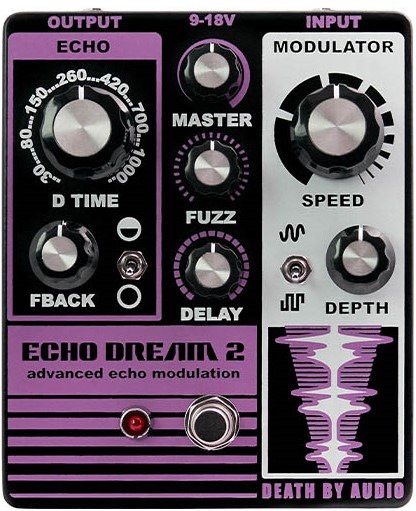 Death by Audio Echo Dream II Modulated Delay Echo Pedal Effects Pedal