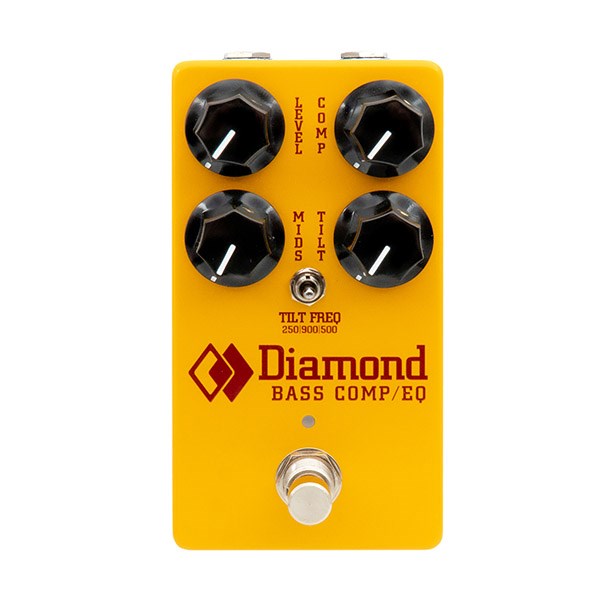 Diamond Pedals Diamond Bass Comp/EQ Compressor and EQ Pedal Effects Pedal
