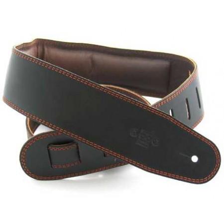 DSL GEG25 Garment Leather Strap, Black/Brown
