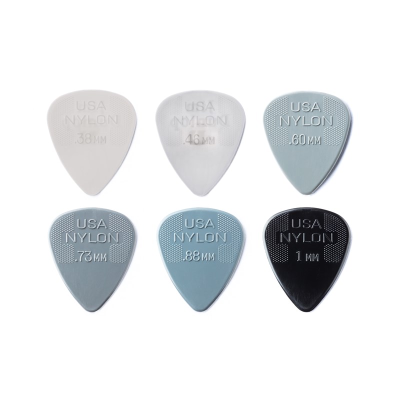 Dunlop Accessories Dunlop 44P Nylon Standard Picks, Variety 12 Pack