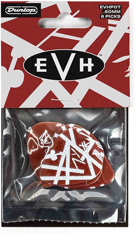 Dunlop Accessories Dunlop EVHP07 Shark Max-Grip Picks, 6 Pack