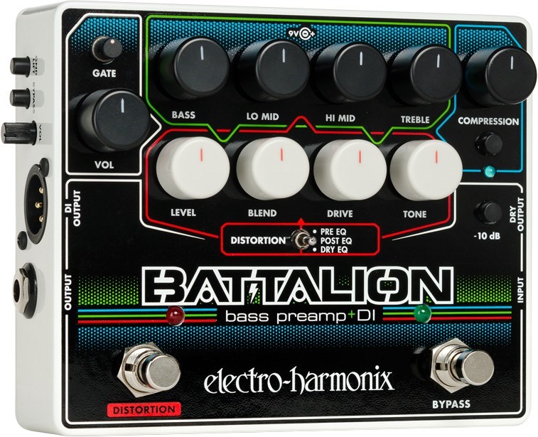Electro-Harmonix Battalion Bass Preamp DI Pedal