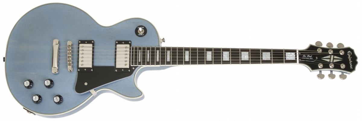 epiphone les paul custom pro blue