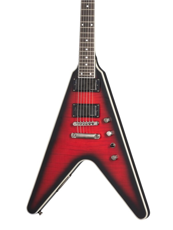 Epiphone Dave Mustaine Flying V Prophecy, Aged Dark Red Burst