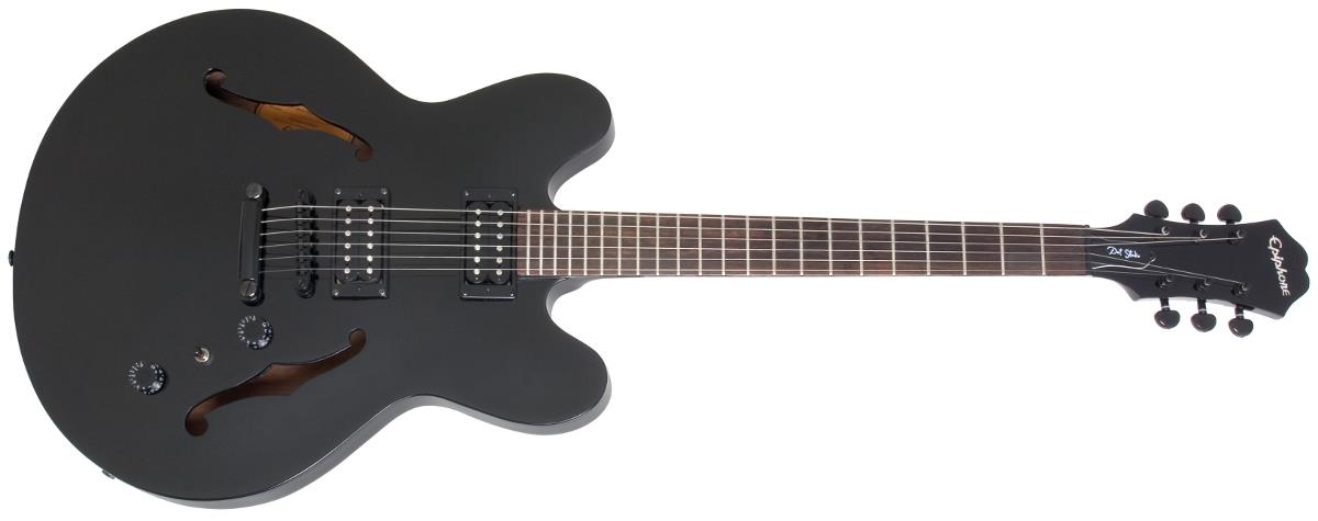 Top 56+ imagen epiphone dot studio black