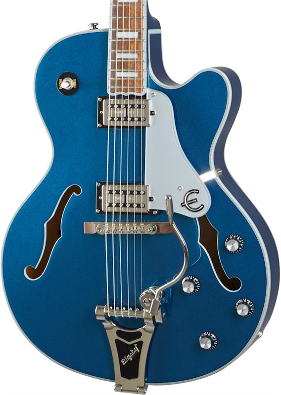 Epiphone Emperor Swingster in Delta Blue Metallic