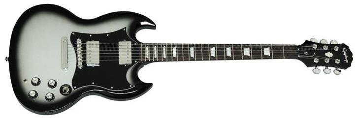 epiphone sg silverburst