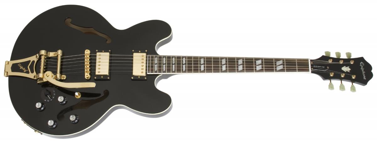 売り切り御免！】 ギター BLACK ES-345 Epiphone ギター ...