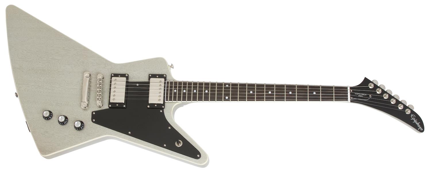 Epiphone tv outlet silver explorer