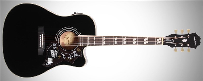 Epiphone deals hummingbird black