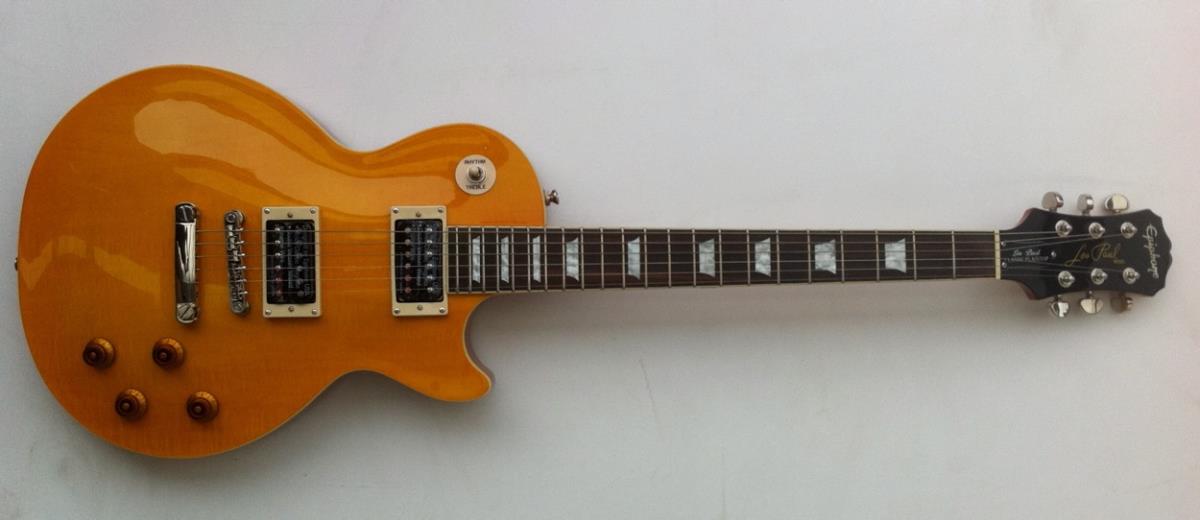 epiphone les paul classic plain top