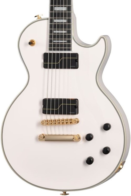 Epiphone Matt Heafy Origins Les Paul Custom 7-String, Bone White