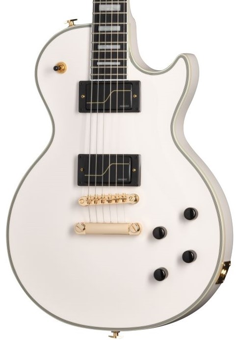 Epiphone Matt Heafy Origins Les Paul Custom, Bone White Electric Guitar