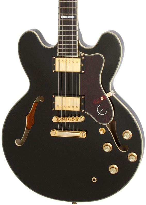 Epiphone Sheraton-II PRO in Ebony | Epiphone Semi-Acoustic