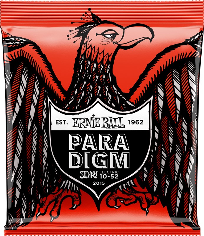 Ernie Ball 2015 Paradigm Skinny Top Heavy Bottom Slinky Electric, 10-52 Electric Guitar String