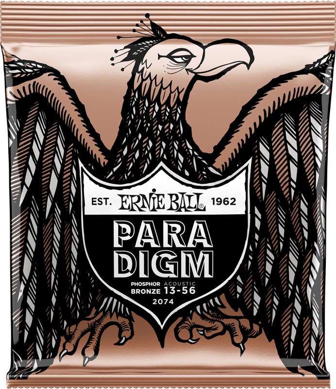 Ernie Ball 2074 Paradigm Phosphor Bronze Acoustic, Medium, 13-56