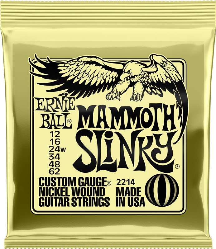 Ernie Ball 2214 Mammoth Slinky Electric, 12-62 Electric Guitar String