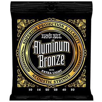 Ernie Ball 2570 Aluminium Bronze Acoustic, Extra Light, 10-50