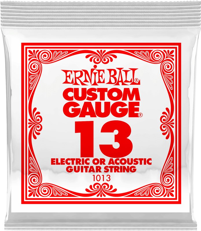 Ernie Ball 1013 Plain Steel Electric Single String 13 GAK