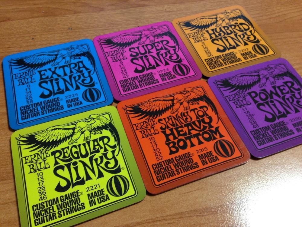 Ernie Ball Slinky Drinks Coasters