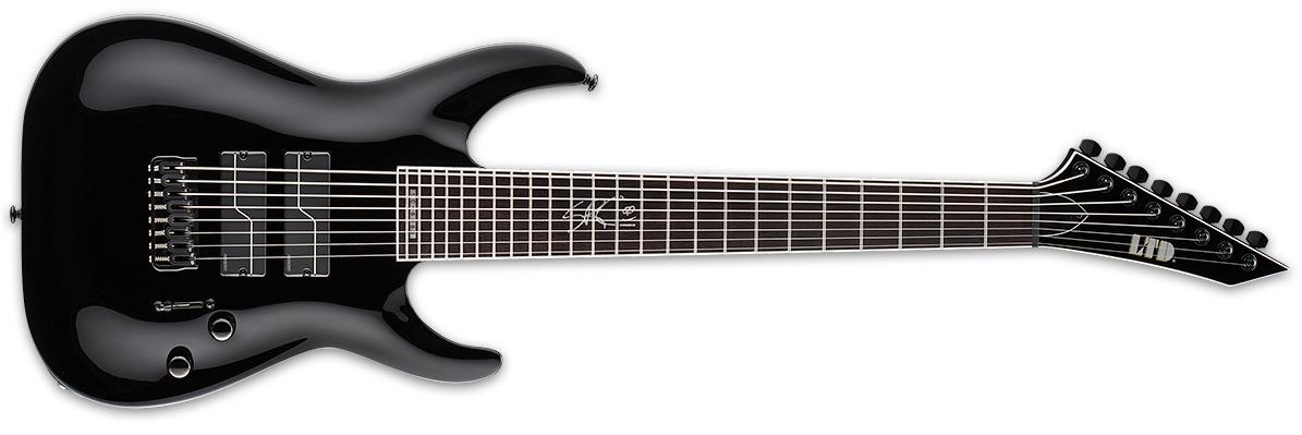 ESP LTD SC-608B Fluence Baritone Stephen Carpenter, 8 String, Black