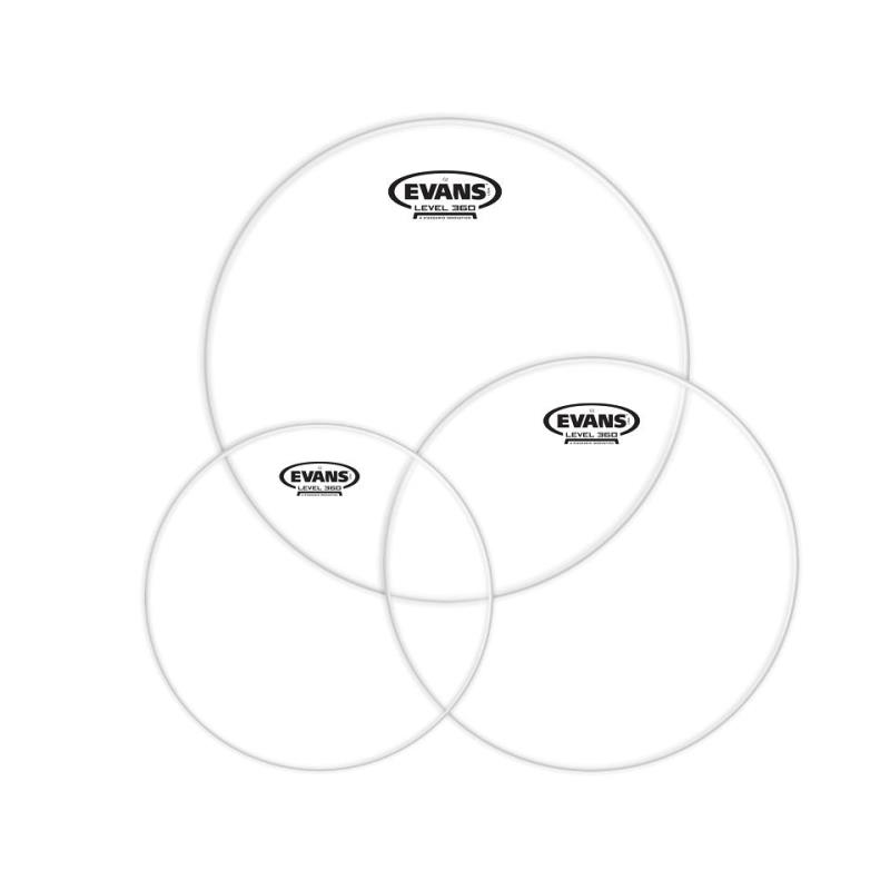 Evans Genera G2 Clear Drum Head Pack Fusion, ETP-G2CLR-F