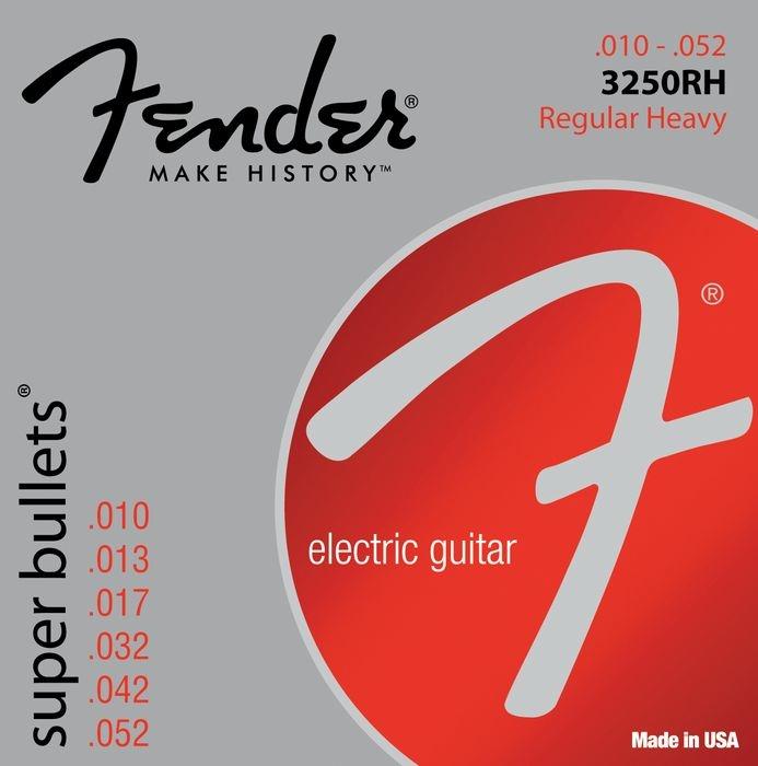 Fender　Strings　Bullet　Nickel-Plated　3250RH　Super　Steel　10-52