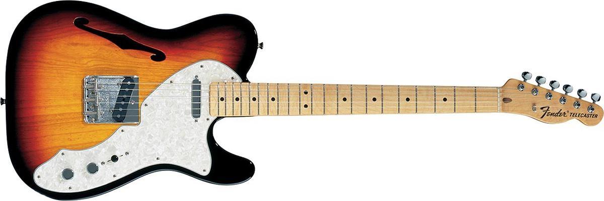 Colour　Fender　Thinline　'69　Telecaster　(3　Sunburst)