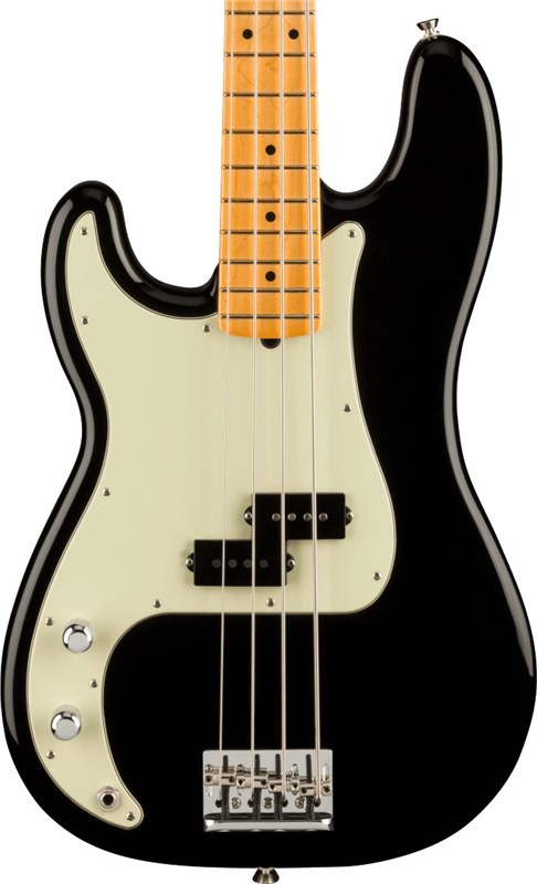 Fender American Professional II Precision Bass, Maple Fingerboard, Black, Left Handed