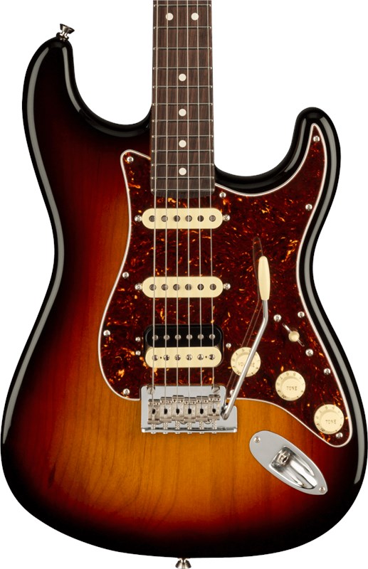 Fender American Professional II Stratocaster HSS, Rosewood Fingerboard, 3 Tone Sunburst